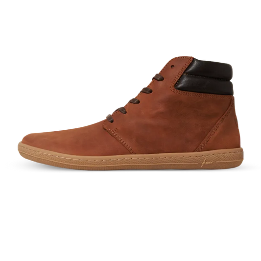 Vasky - Terry High Brown - Botines barefoot otoñales