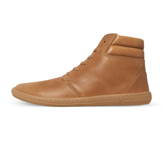Vasky - Terry High Caramel - Botines barefoot otoñales