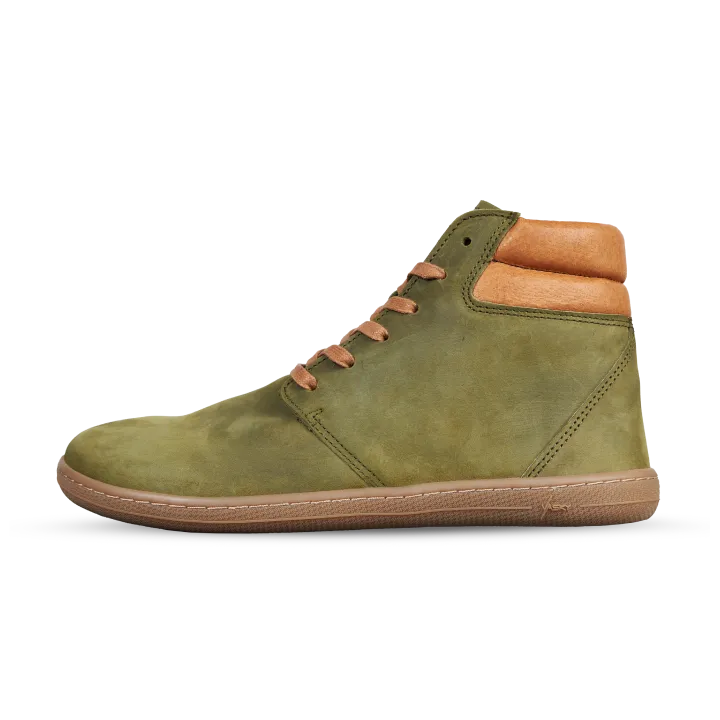 Vasky - Terry High Green - Botines barefoot otoñales