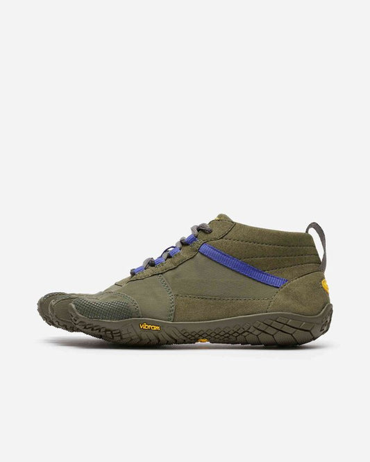 Vibram Five- V Trek Verde/Morado -Deportivas Barefoot para Outdoor-Vibram FiveFingers-Cacles Barefoot-Tienda de calzado barefoot respetuoso minimalista