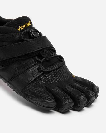 Vibram FiveFingers - V-Train 2.0 Black/Black - Deportivas Barefoot para Entrenamiento (Mujer)-Vibram FiveFingers-Cacles Barefoot-Tienda de calzado barefoot respetuoso minimalista