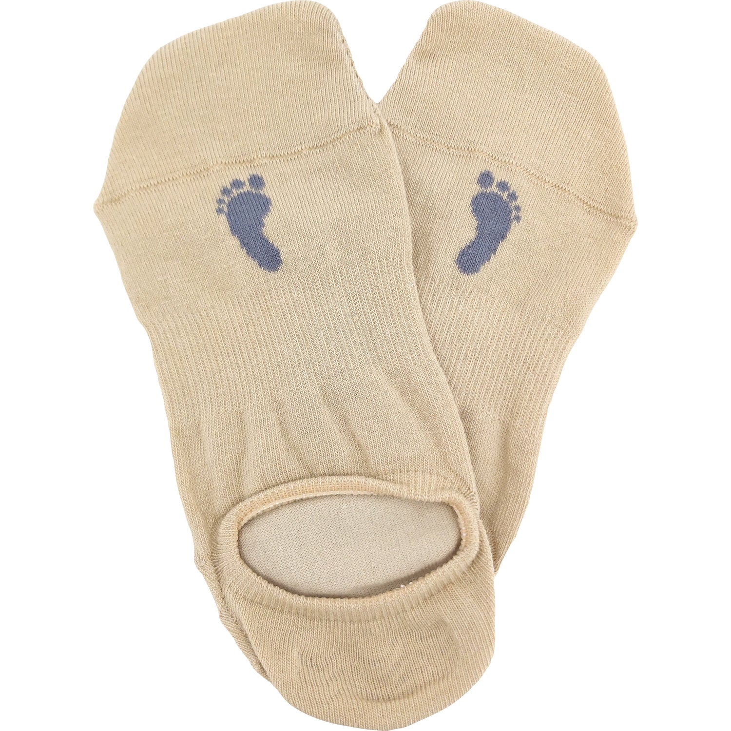 VoXX barefoot sneaker invisible beige - calcetines barefoot invisibles