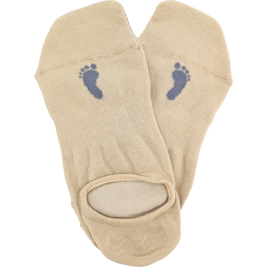 VoXX barefoot sneaker invisible beige - calcetines barefoot invisibles