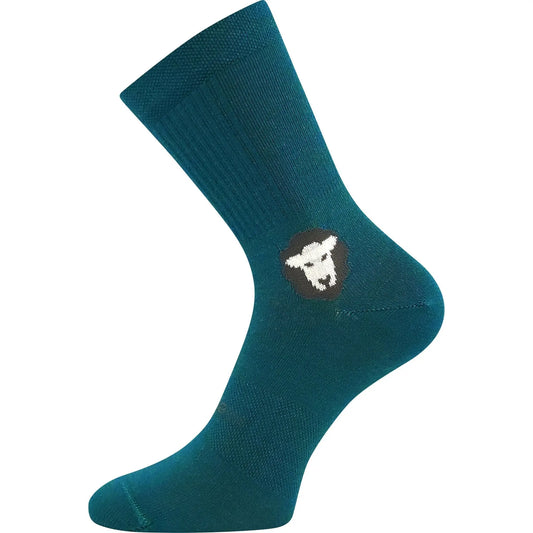 VoXX barefootan merino blue green - calcetines barefoot lana merino con iones de plata