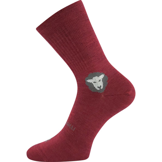 VoXX barefootan merino burgundy - calcetines barefoot lana merino con iones de plata