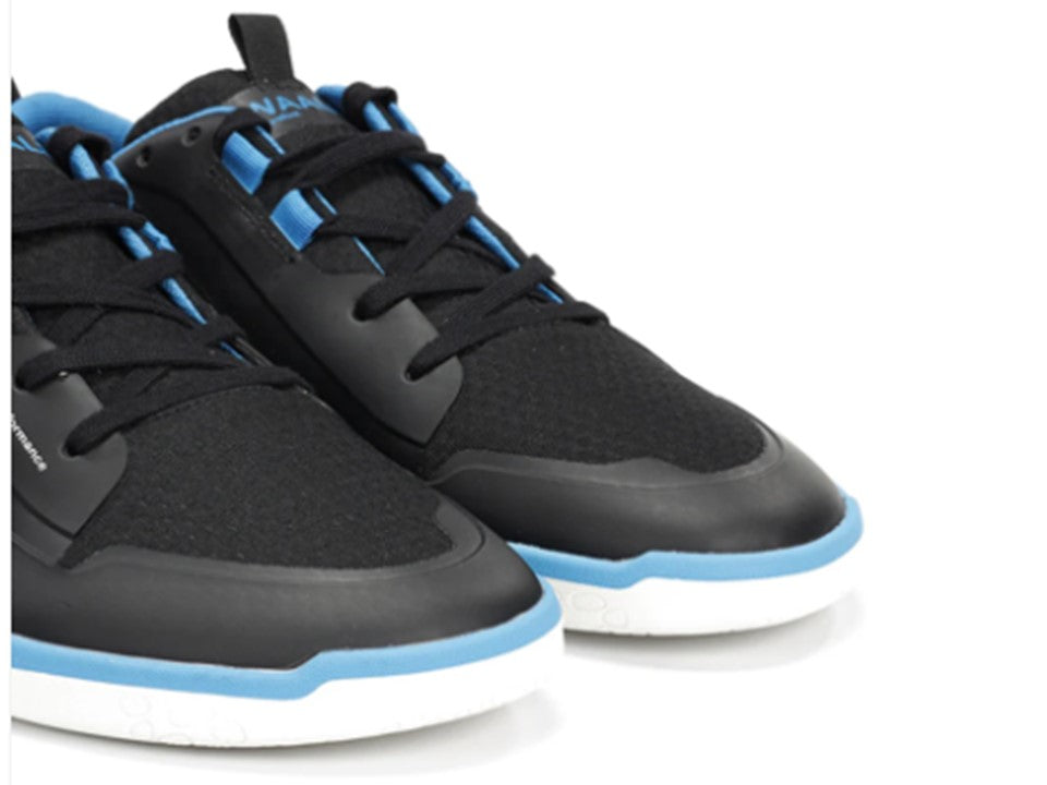 WAALS - Hybrid Negro/Azul - Deportivas barefoot-Waals-Cacles Barefoot-Tienda de calzado barefoot respetuoso minimalista