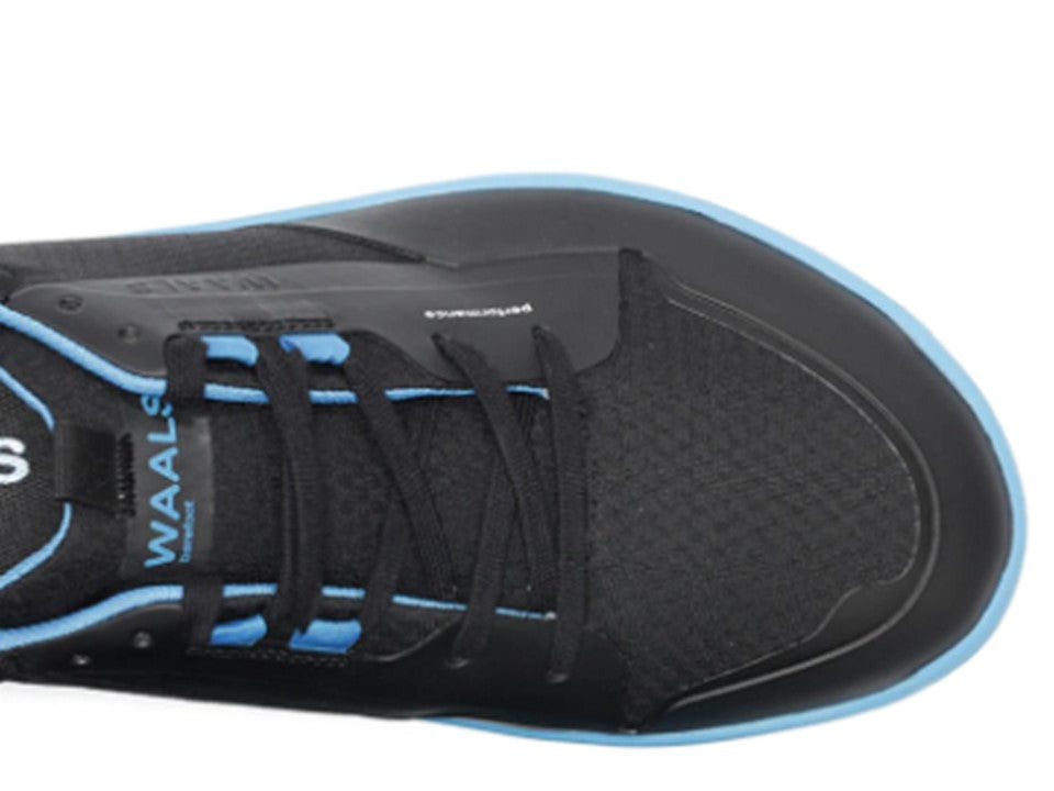 WAALS - Hybrid Negro/Azul - Deportivas barefoot-Waals-Cacles Barefoot-Tienda de calzado barefoot respetuoso minimalista