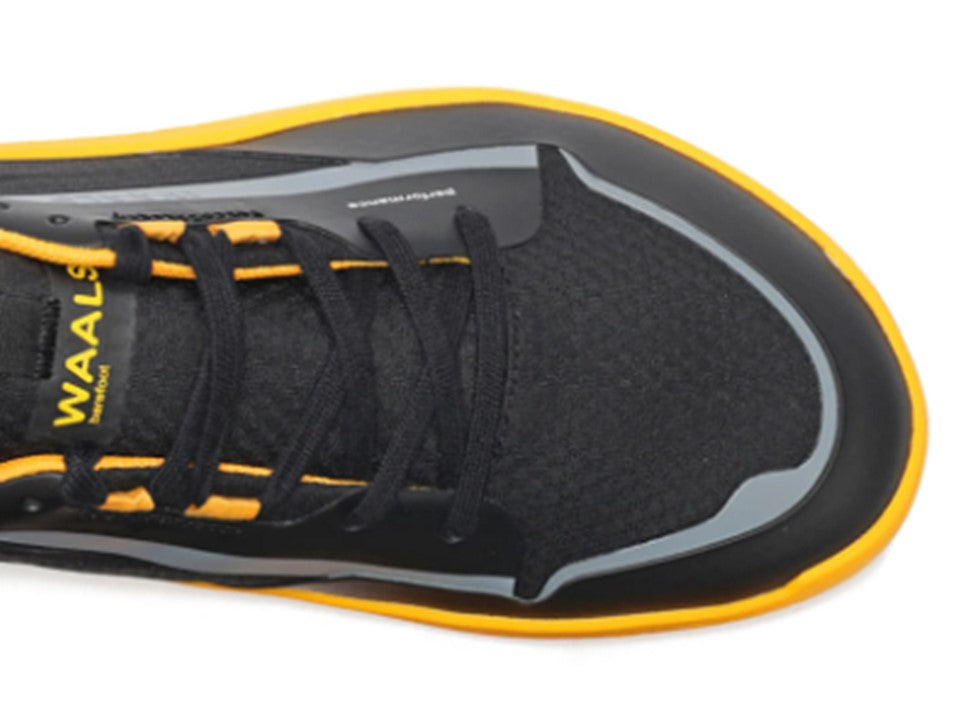 WAALS - Hybrid Negro/Naranja - Deportivas barefoot-Waals-Cacles Barefoot-Tienda de calzado barefoot respetuoso minimalista