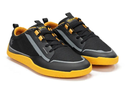 WAALS - Hybrid Negro/Naranja - Deportivas barefoot