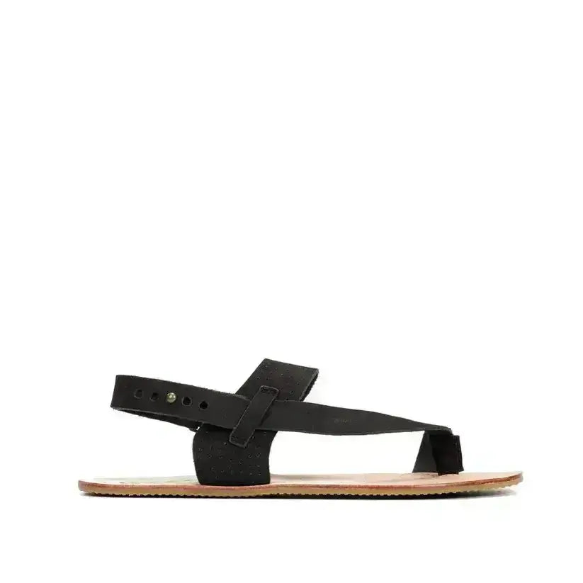 WAALS – Masai II Noir - Sandales barefoot homme