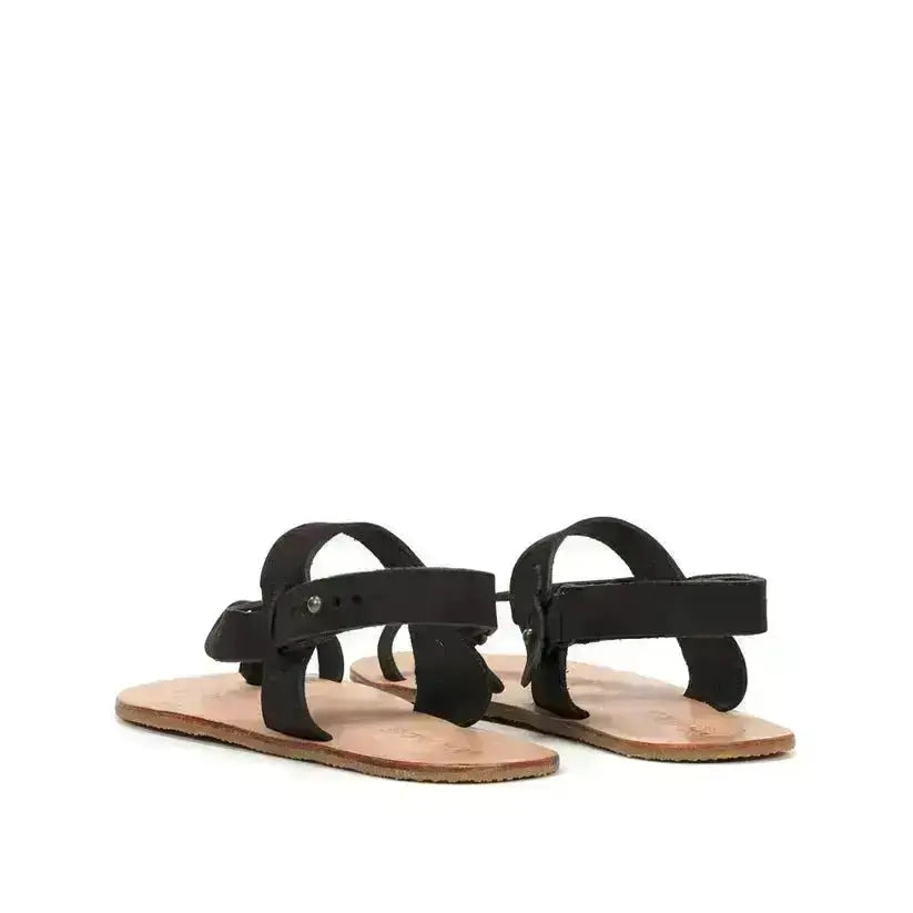 WAALS – Masai II Noir - Sandales barefoot homme