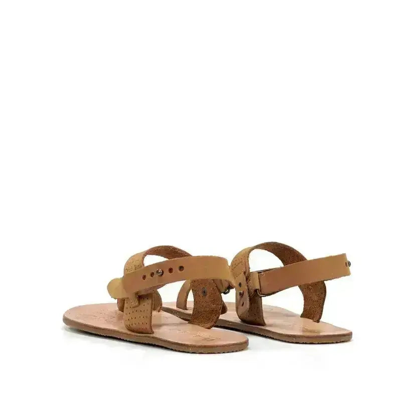 WAALS – Masai II Camel - Sandalias barefoot marrones para hombre