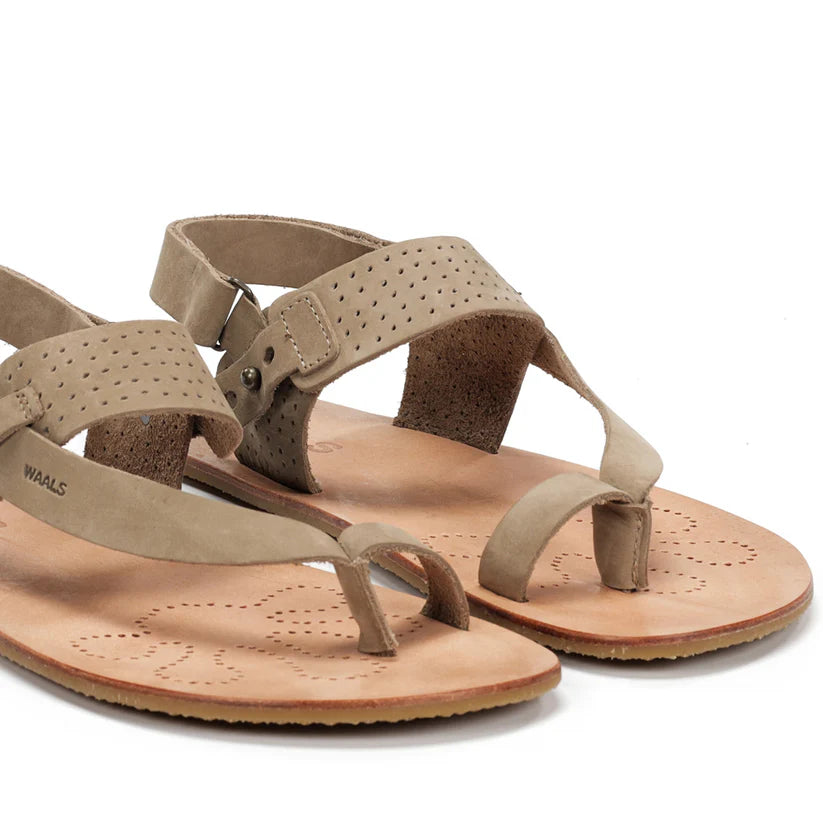 WAALS - Masai II Taupe - Sandalias barefoot hombre