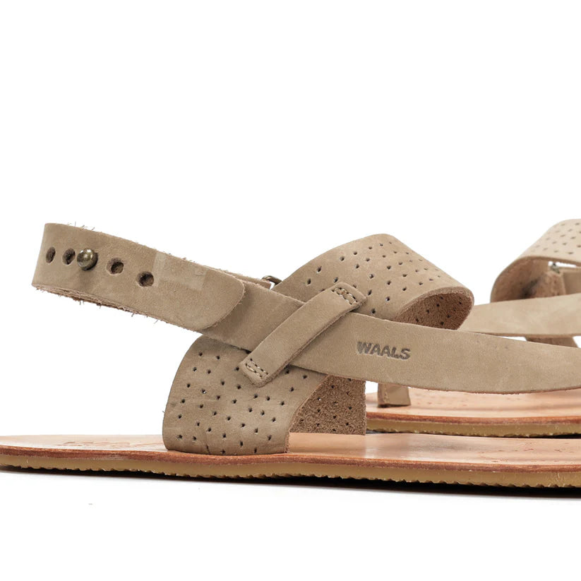 WAALS - Masai II Taupe - Sandalias barefoot hombre