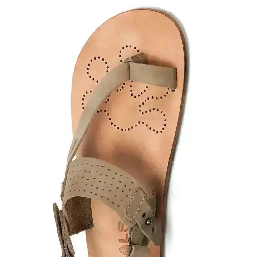 WAALS - Masai II Taupe - Sandalias barefoot para hombre