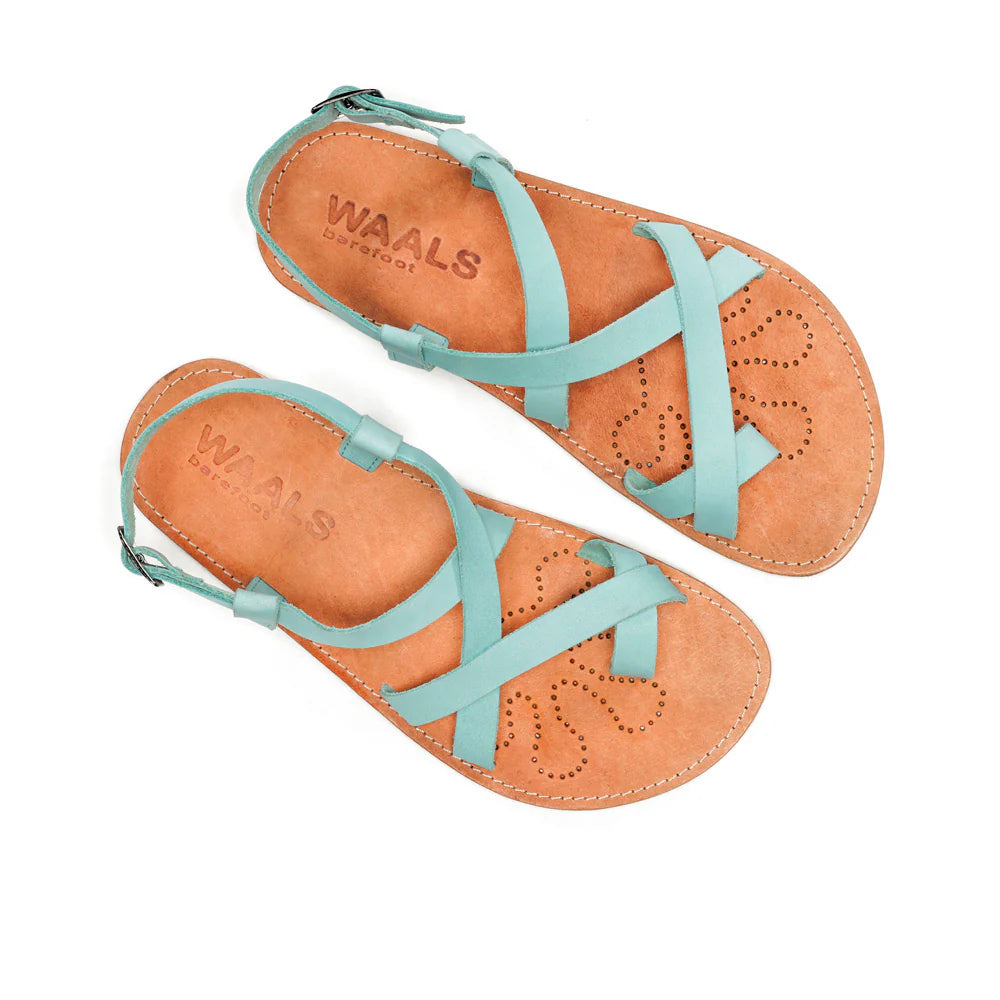 WAALS - Natur II Aqua - Sandalias barefoot-Waals-Cacles Barefoot-Tienda de calzado barefoot respetuoso minimalista