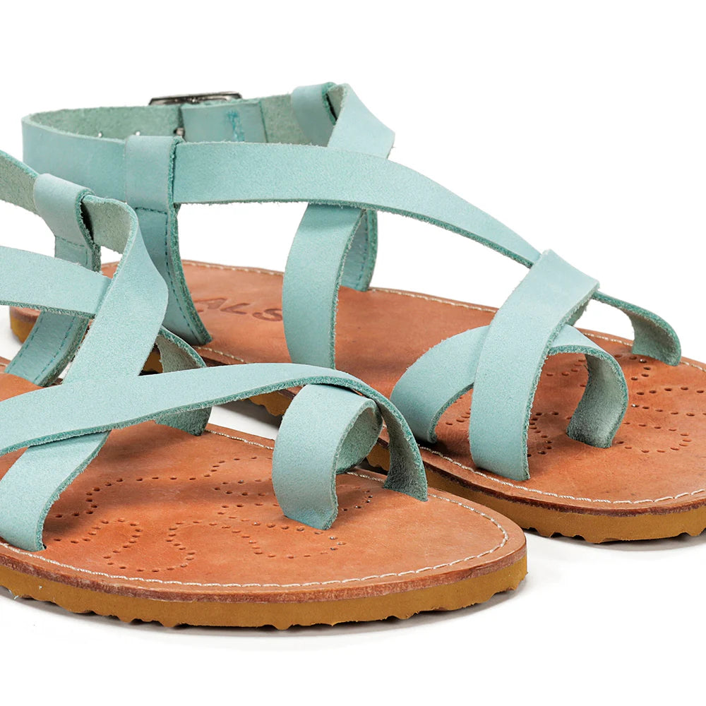 WAALS - Natur II Aqua - Sandalias barefoot-Waals-Cacles Barefoot-Tienda de calzado barefoot respetuoso minimalista