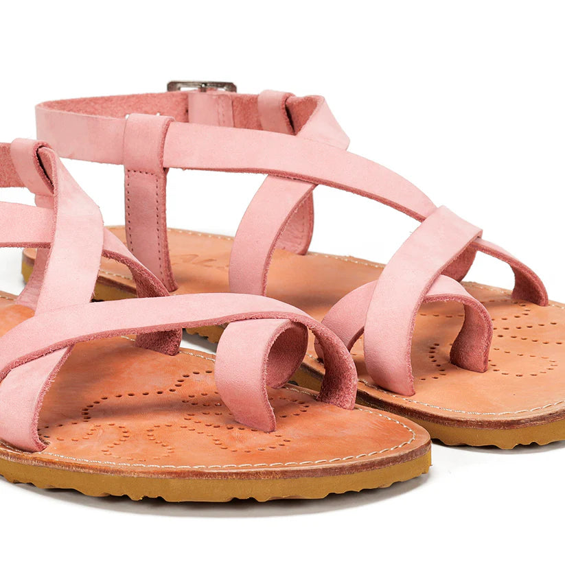 WAALS - Natur II Pink - Sandalias barefoot-Waals-Cacles Barefoot-Tienda de calzado barefoot respetuoso minimalista