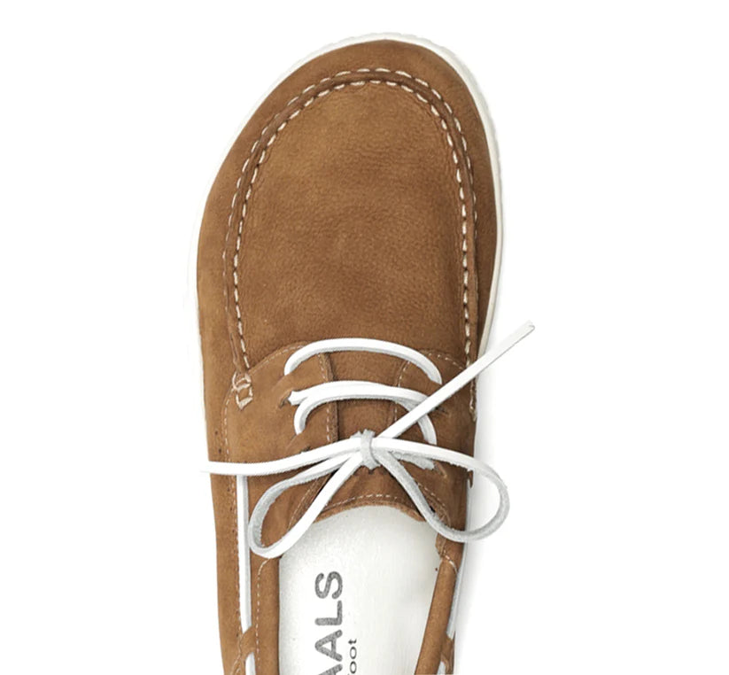 WAALS - Sidney Camel - Náuticos barefoot-Waals-Cacles Barefoot-Tienda de calzado barefoot respetuoso minimalista
