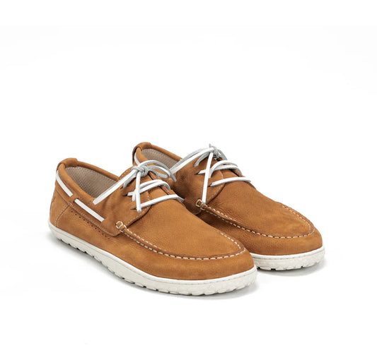 WAALS - Sidney Camel - Náuticos barefoot-Waals-Cacles Barefoot-Tienda de calzado barefoot respetuoso minimalista