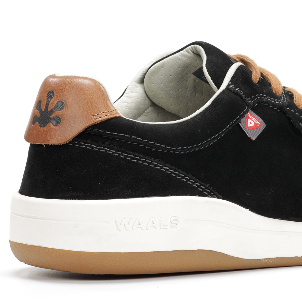 WAALS - Tromso Antracita - Deportiva barefoot térmica con Primaloft