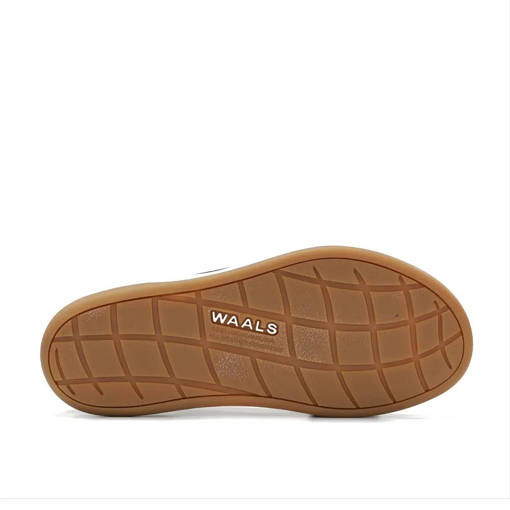 WAALS - Tromso Antracita - Deportiva barefoot térmica con Primaloft