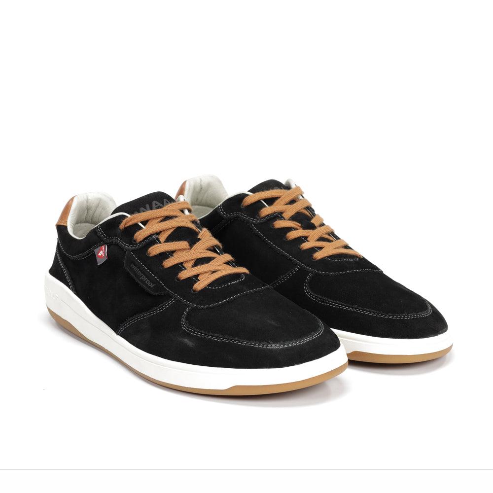 WAALS - Tromso Antracita - Deportiva barefoot térmica con Primaloft