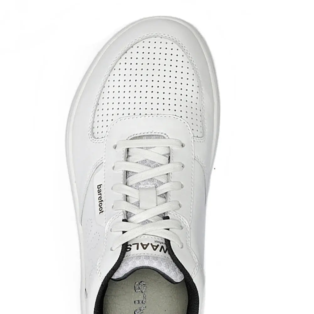 WAALS - Tromso Leather White - Deportivas barefoot