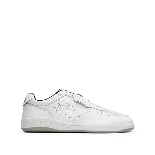 WAALS - Tromso Leather White - Deportivas barefoot-Waals-Cacles Barefoot-Tienda de calzado barefoot respetuoso minimalista