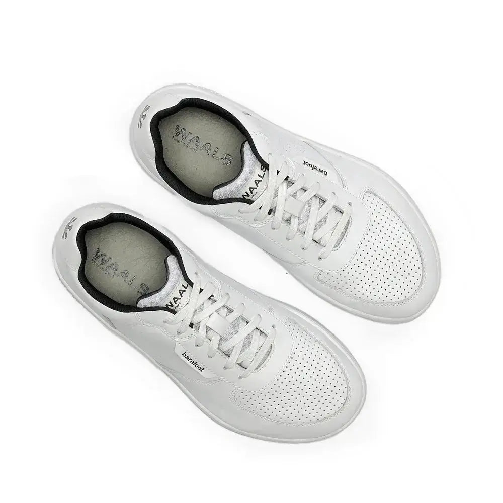 WAALS - Tromso Leather White - Zapatillas barefoot