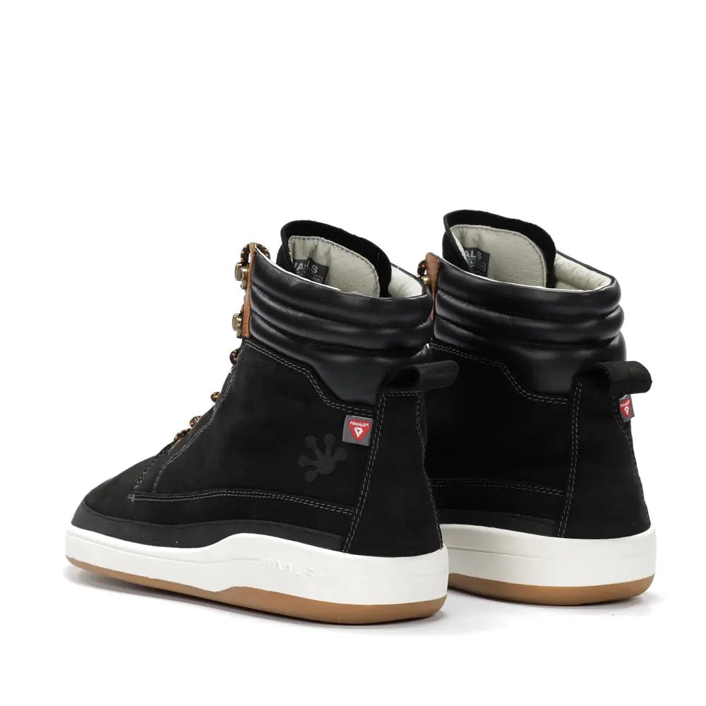 WAALS - Vadso Antracita - Botas barefoot térmicas con Primaloft