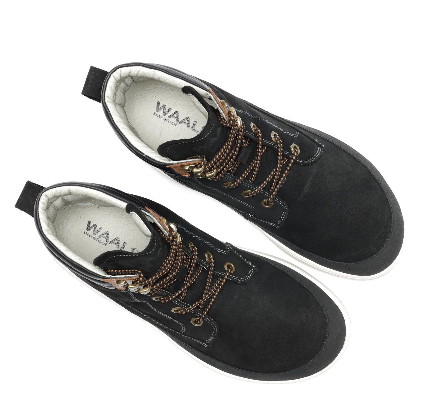 WAALS - Vadso Antracita - Botas barefoot térmicas con Primaloft