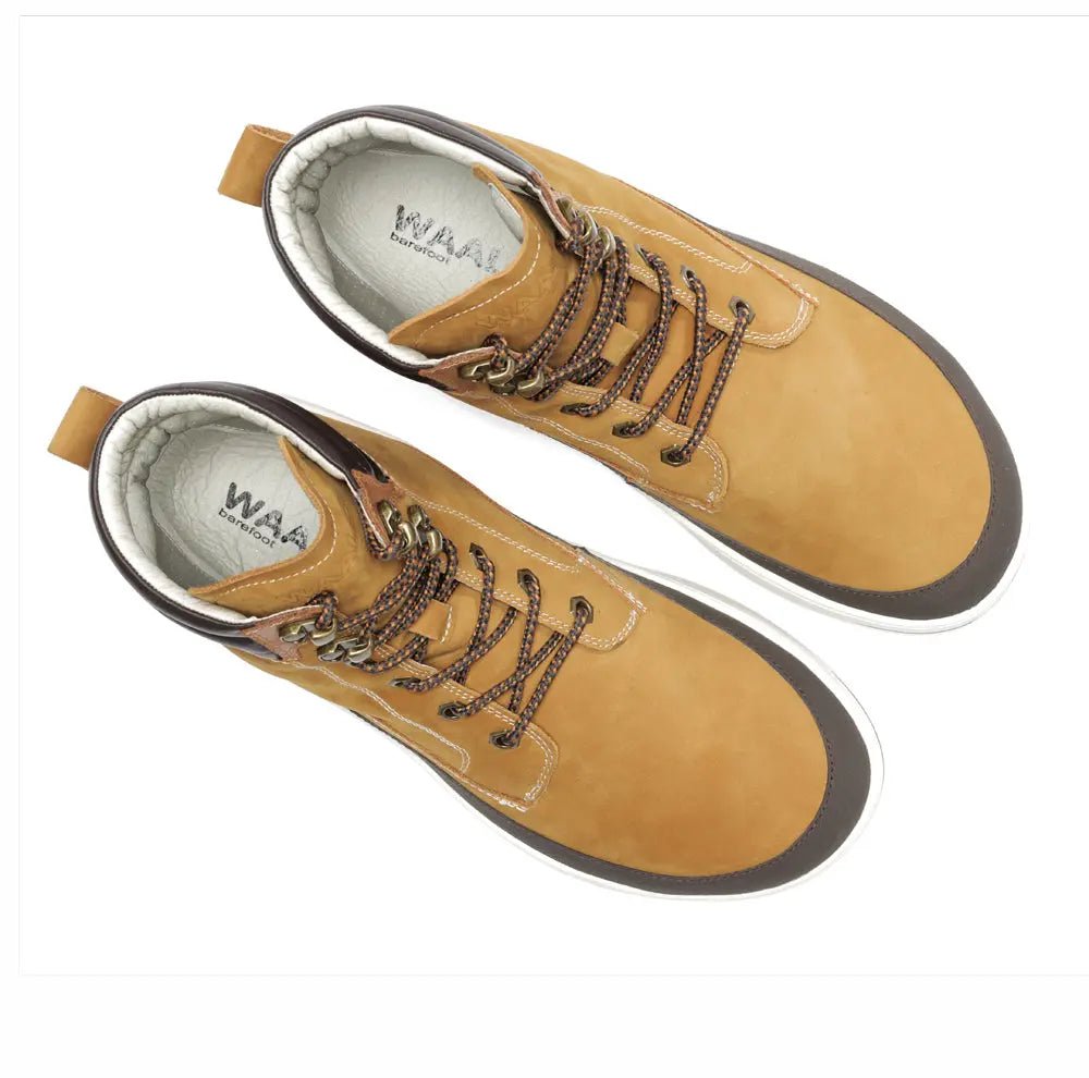 WAALS - Vadso Melocotón - Botas barefoot térmicas con Primaloft