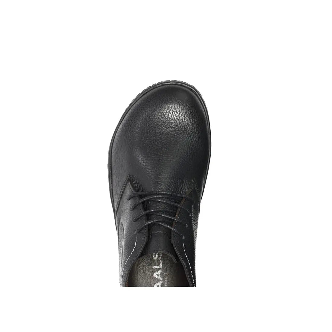 WAALS - Vantaa Negro - Botines barefoot de piel artesana