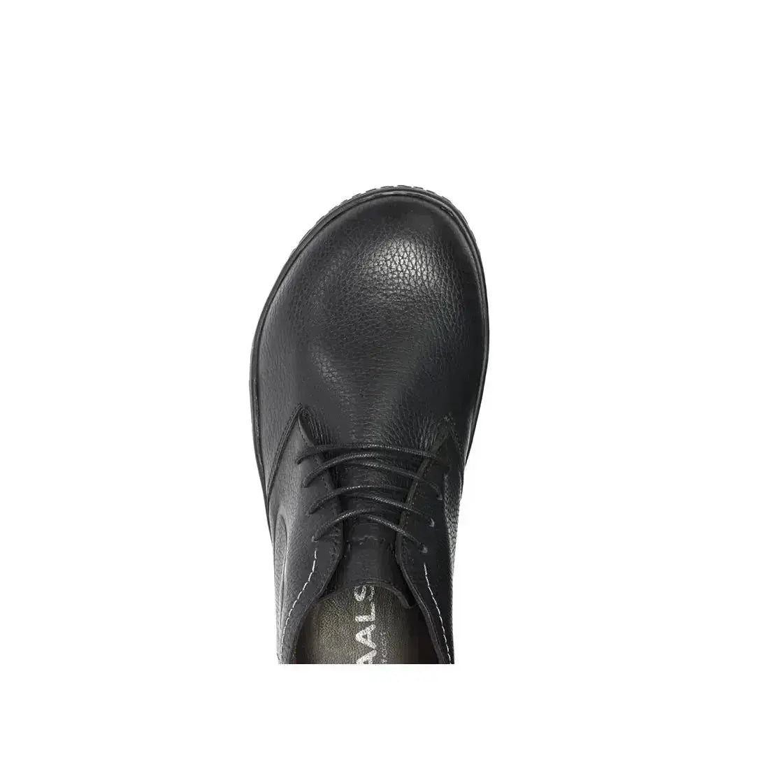 WAALS - Vantaa Negro - Botines barefoot de piel artesana