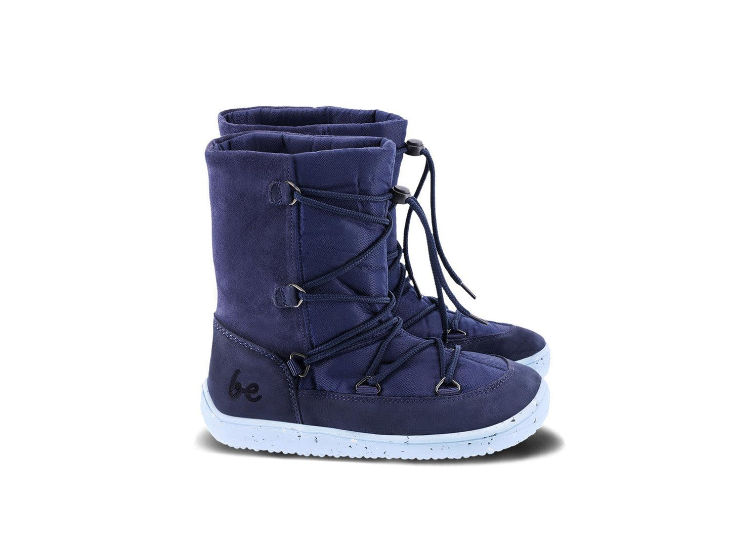 Winter Kids Barefoot Be Lenka Snowfox Kids 2.0 - Dark & Light Blue-Be Lenka-Cacles Barefoot