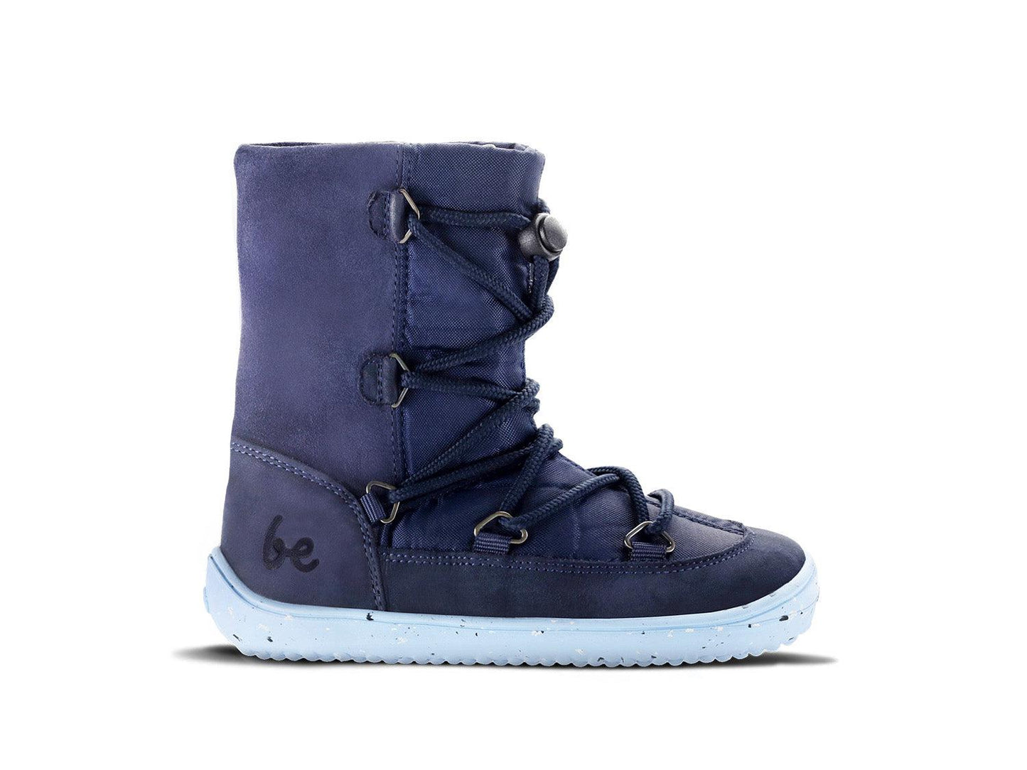 Winter Kids Barefoot Be Lenka Snowfox Kids 2.0 - Dark & Light Blue-Be Lenka-Cacles Barefoot