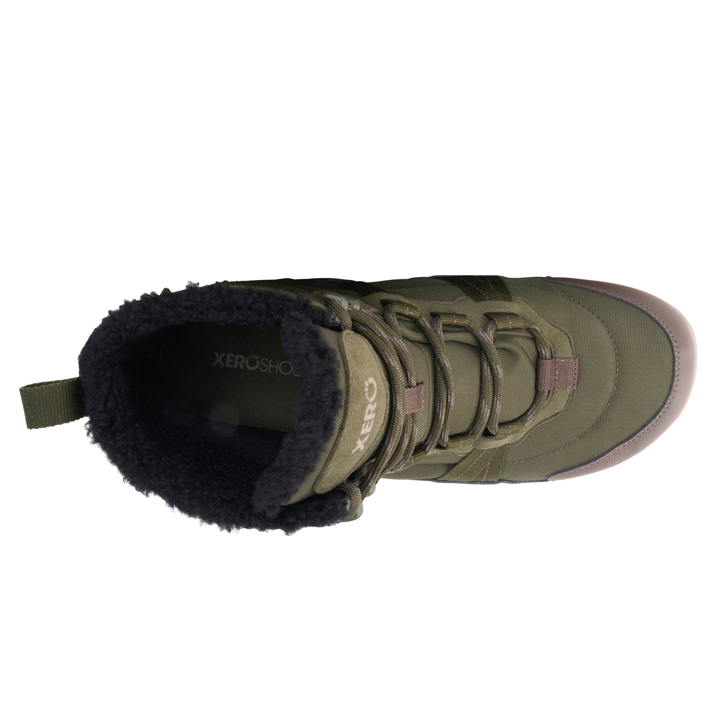 Xero Shoes - Alpine Army Green Men - Botas de senderismo invernales barefoot