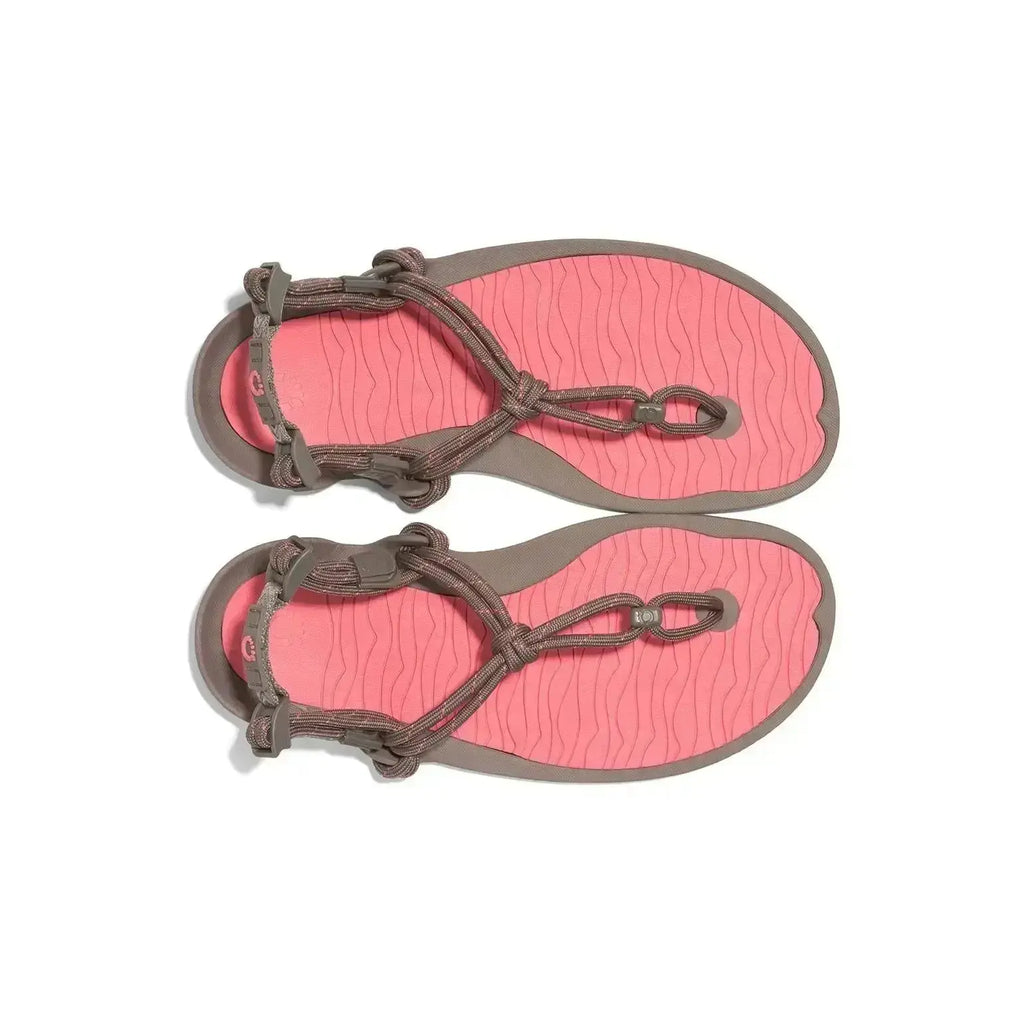 Xero Shoes - Aqua Cloud - Women Morel / Sunset Coral - Sandalias deportivas barefoot