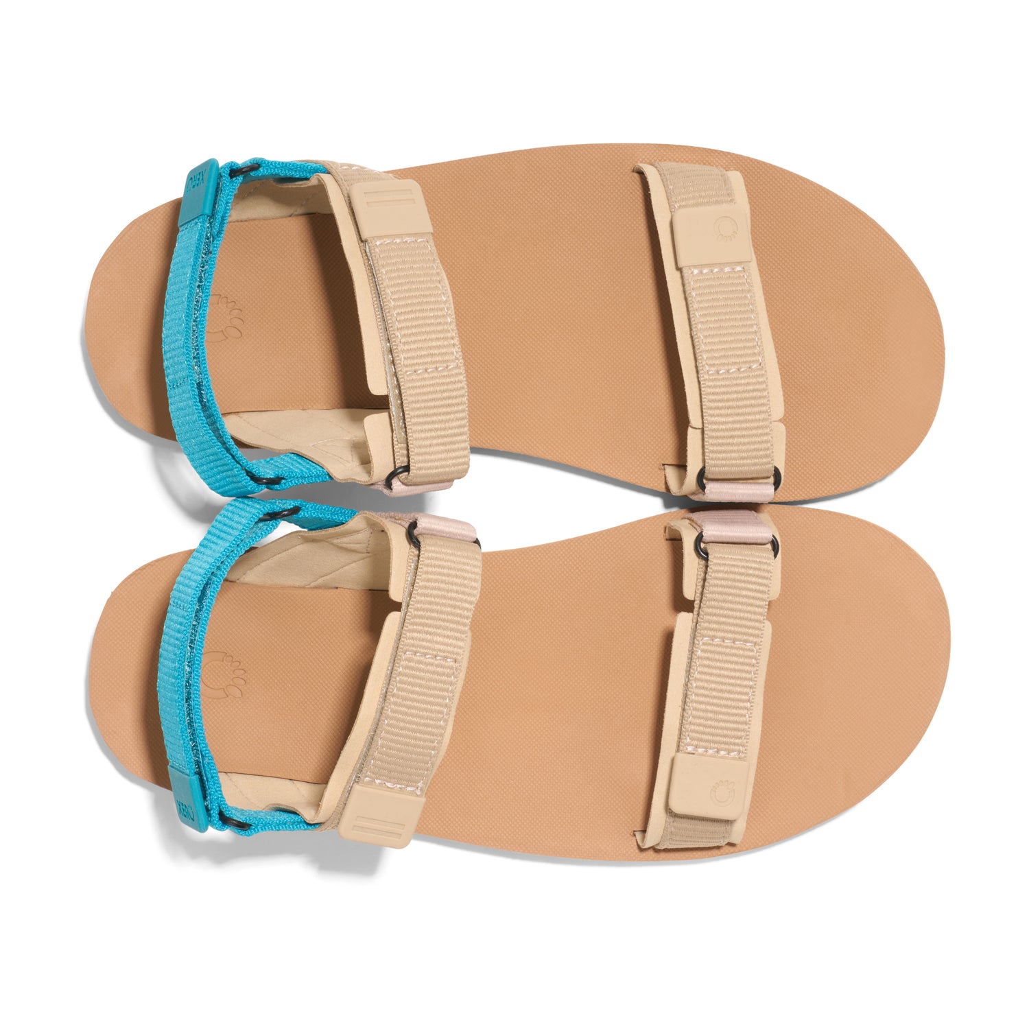 Xero Shoes - D-Trail - Women Irish Cream / Lake Blue - Sandalias de trail barefoot