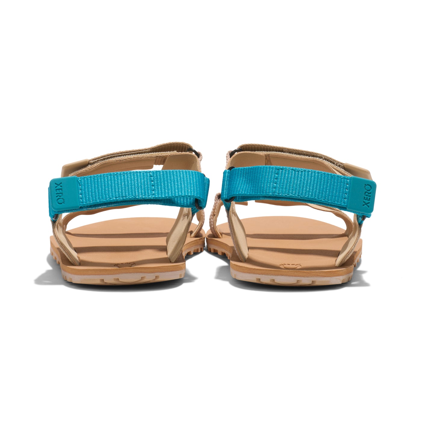 Xero Shoes - D-Trail - Women Irish Cream / Lake Blue - Sandalias de trail barefoot