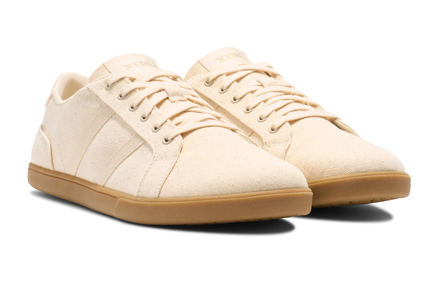 Xero Shoes - Dillon Canvas - Men Natural / Gum - Lonetas de cordones barefoot