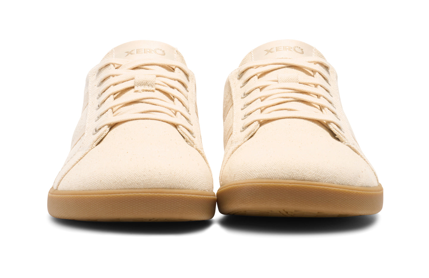 Xero Shoes - Dillon Canvas - Men Natural / Gum - Lonetas de cordones barefoot