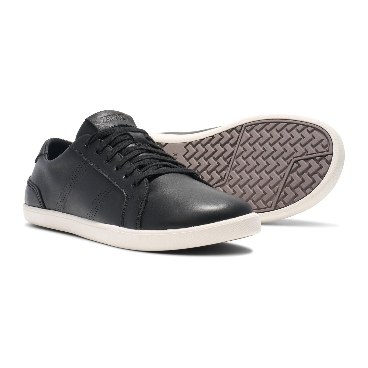 Xero Shoes - Dillon Leather - Men Black - Deportivas de cuero barefoot-Xero Shoes-Cacles Barefoot-Tienda de calzado barefoot respetuoso minimalista