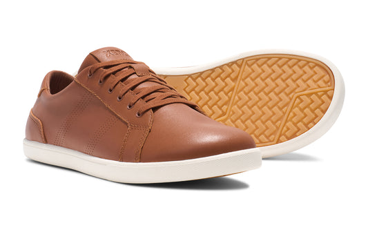 Xero Shoes - Dillon Leather - Men Mocha Bisque - Deportivas de cuero barefoot