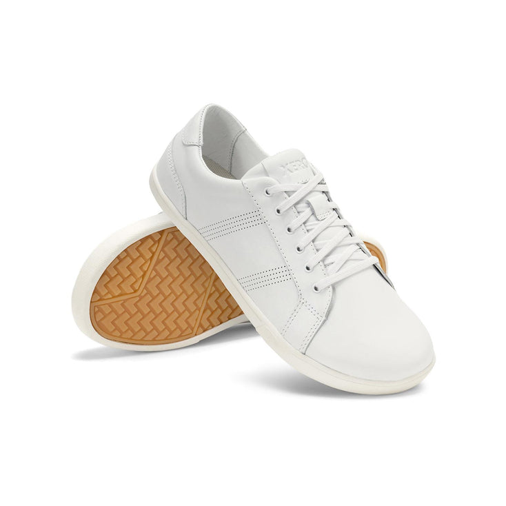 Xero Shoes - Dillon Leather - Men white - Deportivas de cuero barefoot-Xero Shoes-Cacles Barefoot-Tienda de calzado barefoot respetuoso minimalista