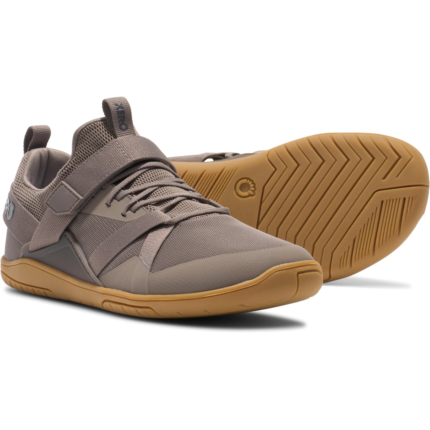 Xero Shoes - Forza Trainer - Men morel-gum - Deportivas de entrenamiento/fuerza barefoot-Xero Shoes-Cacles Barefoot-Tienda de calzado barefoot respetuoso minimalista