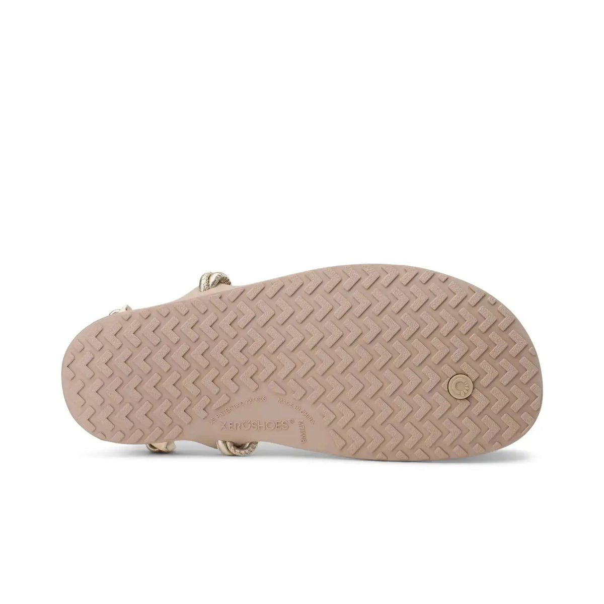 Xero Shoes - Genesis Leather Gold Metallic Women - Sandalias barefoot de dedo doradas para mujer