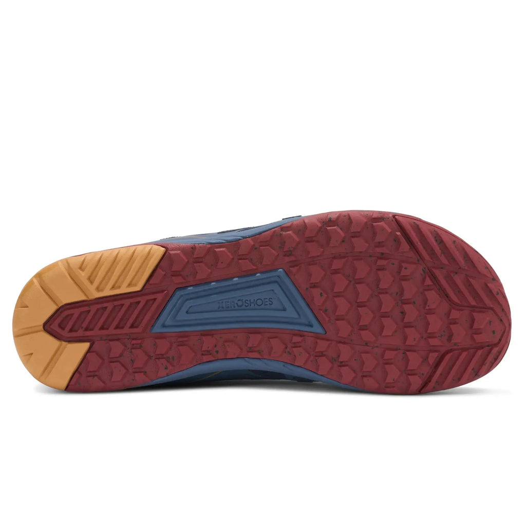 Xero Shoes - HFS II Vintage Indigo/Red Ochre Men - Zapatillas barefoot para running azules para hombre