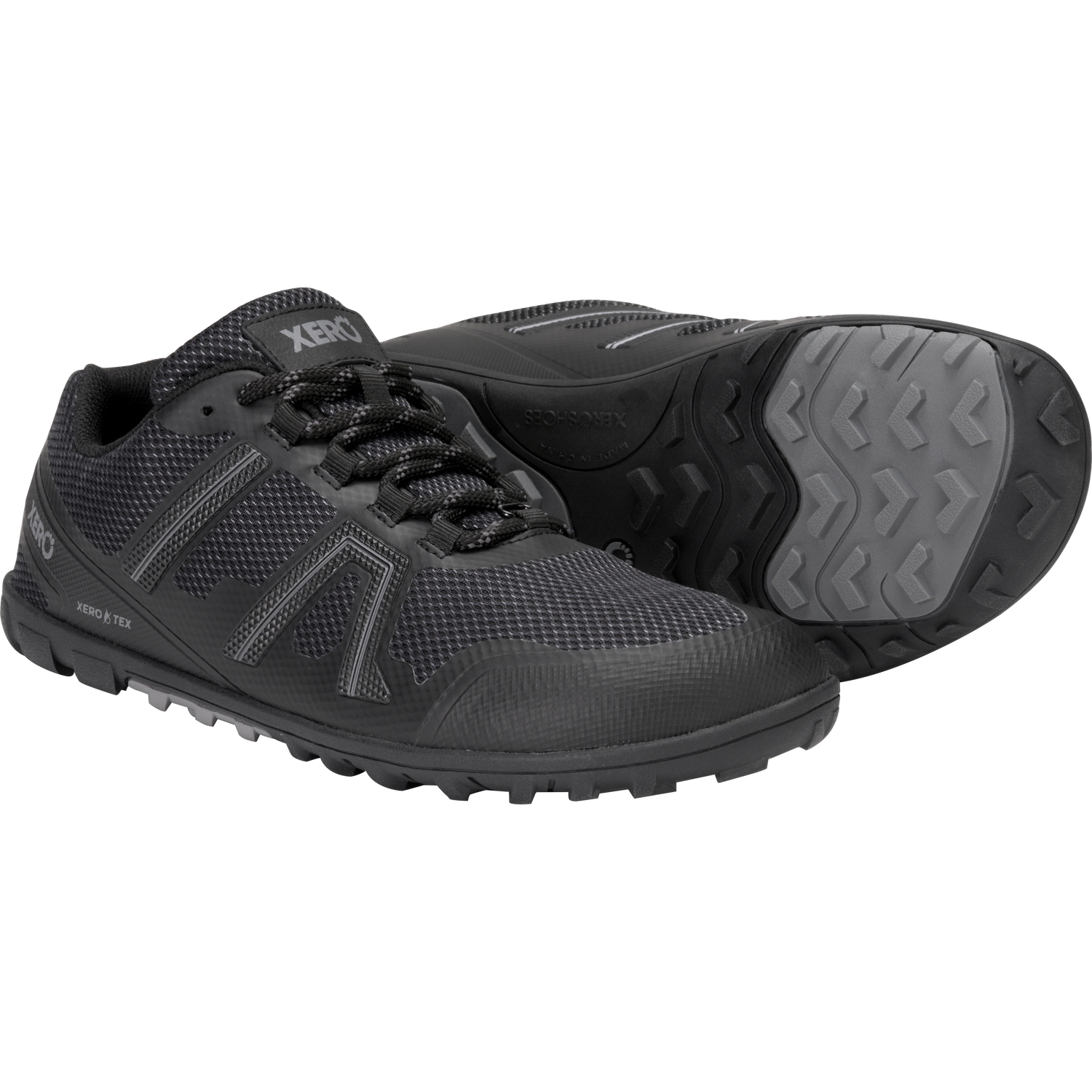 Xero Shoes - Mesa Trail WP - Men black - Deportivas Barefoot Impermeables para Trail-Xero Shoes-Cacles Barefoot-Tienda de calzado barefoot respetuoso minimalista